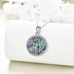 YFN Sister Gifts from Sister, Sterling Silver Tree of Life Sister Necklace